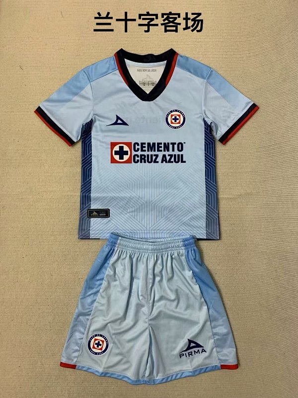23-24 Cruz azul Away Kids Jerseys