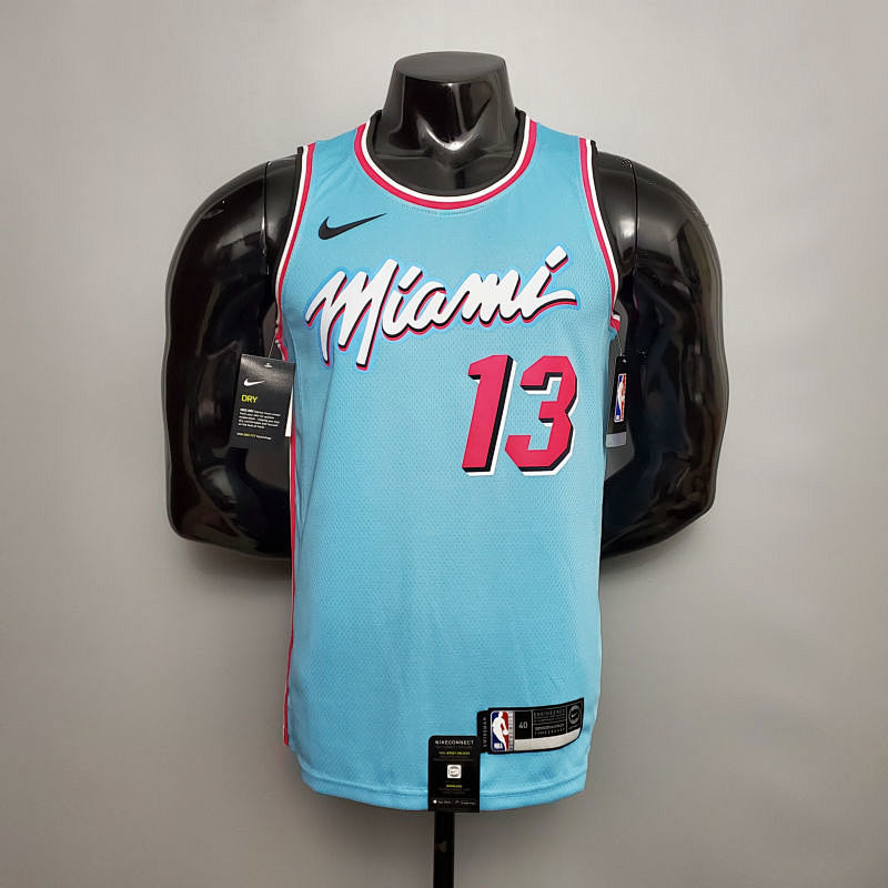 ADEBAYO#13 Miami Heat V-neck blue NBA jersey Size XS-XXL