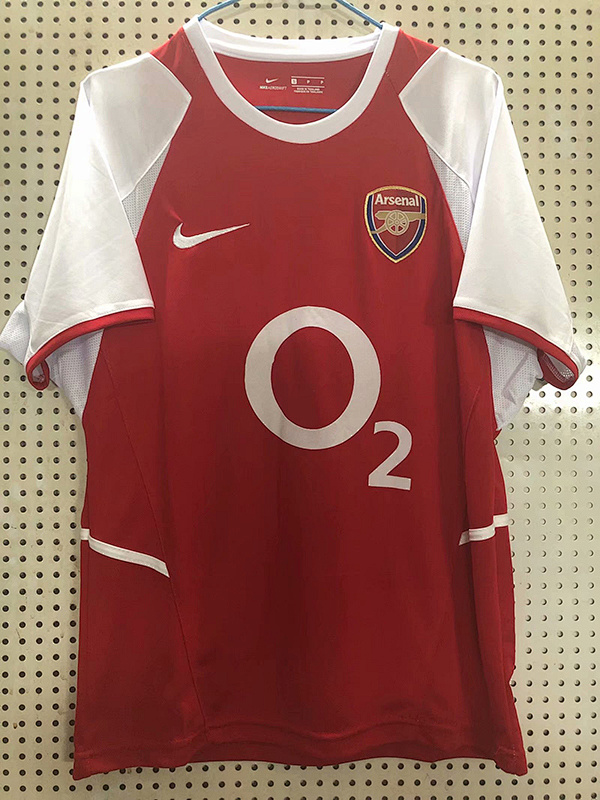 02 arsenal retro jersey