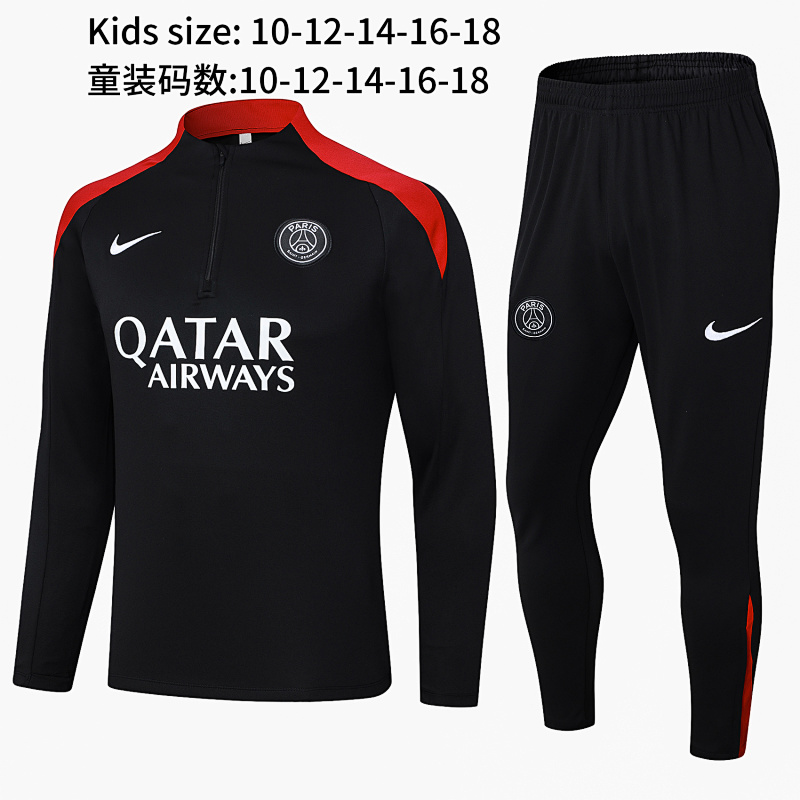 24-25 Paris Kids Long Sleeve Training Suit