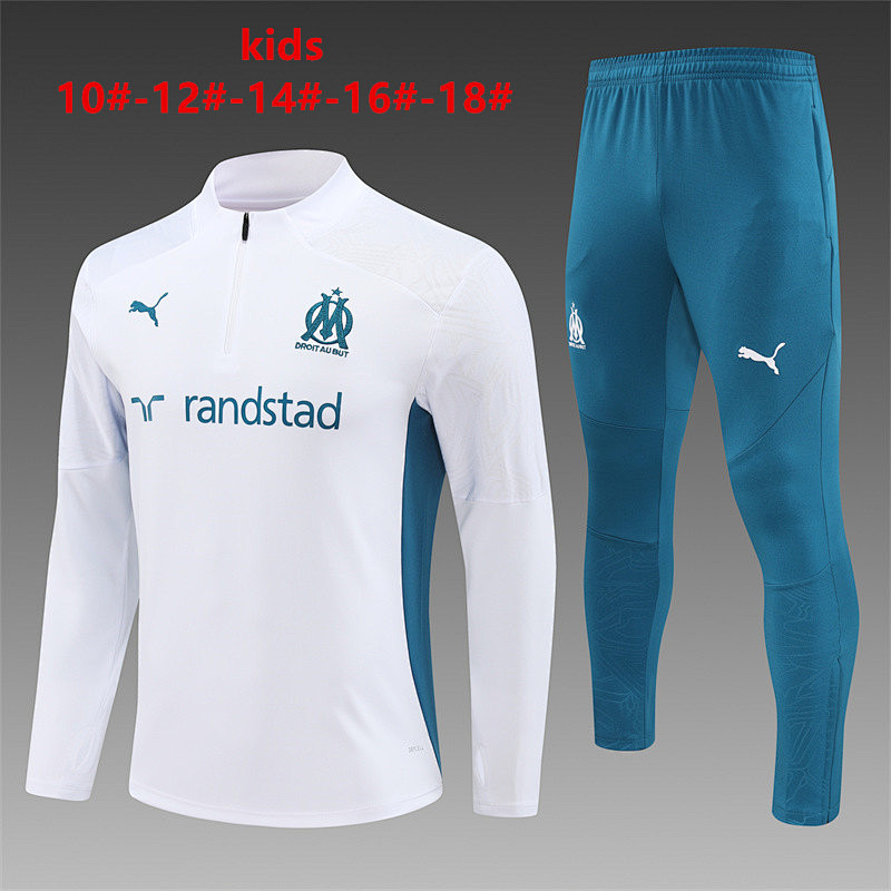 24-25 Marseille Kids Long Sleeve Training Suit