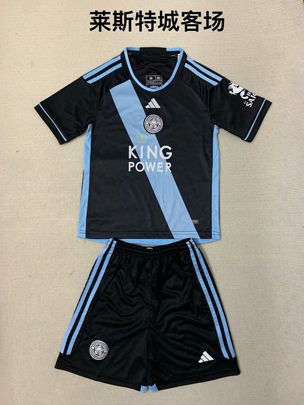 23-24 Leicester City Away Kids Jerseys