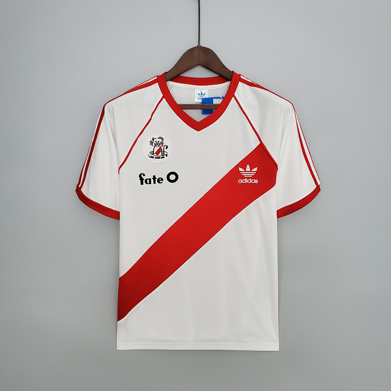 1986 River Plate Home Retro Jerseys