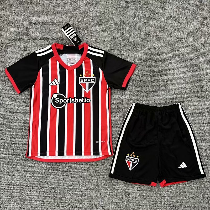 23-24 Sao Paulo Away Kids Jerseys