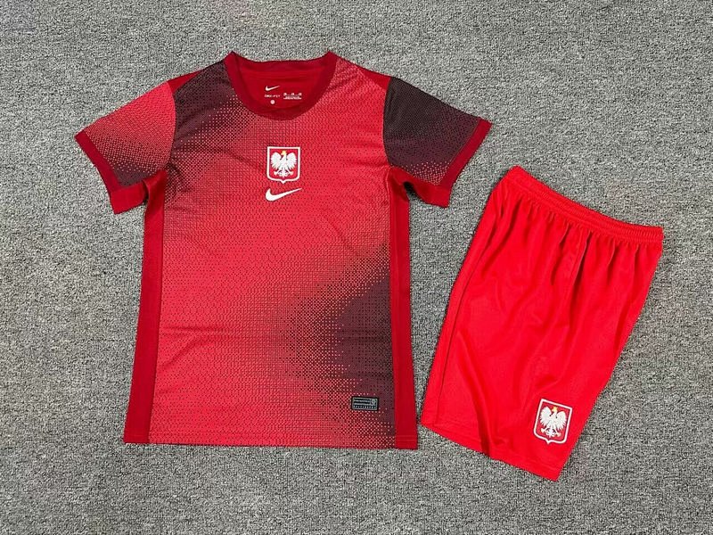2024 Poland Away Kids Jerseys
