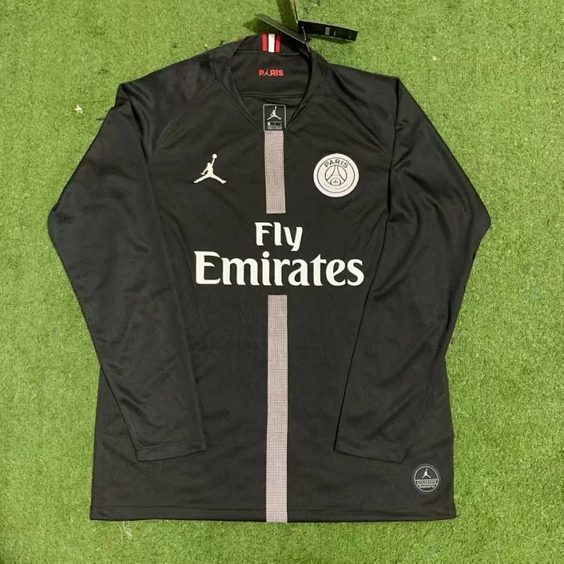 18-19 Paris Jordan Retro Long Sleeve Jerseys