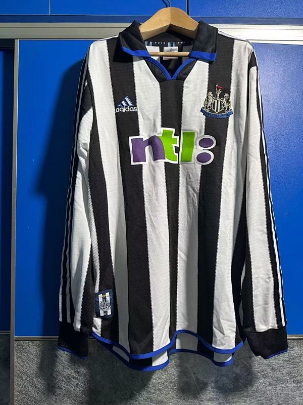 00-01 Newcastle Home Retro Long Sleeve Jerseys