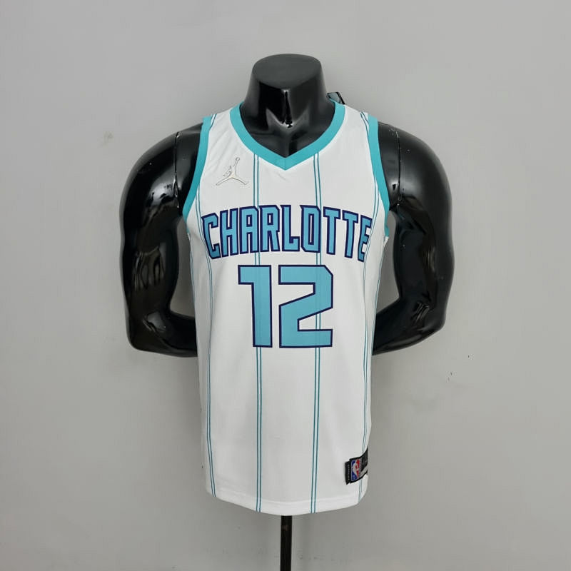 75th Anniversary Oubre #12 Charlotte Hornets White NBA Jersey S-XXL