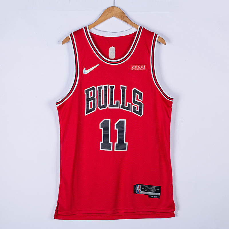 2022 Bulls #11 75th Anniversary Embroidery