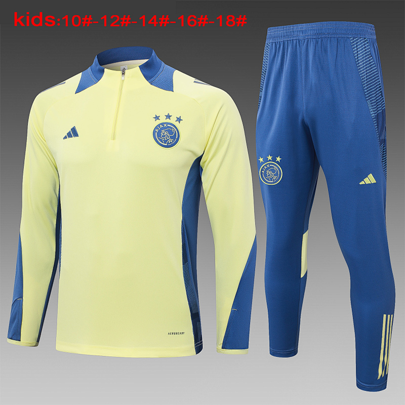 24-25 Ajax Kids Long Sleeve Training Suit