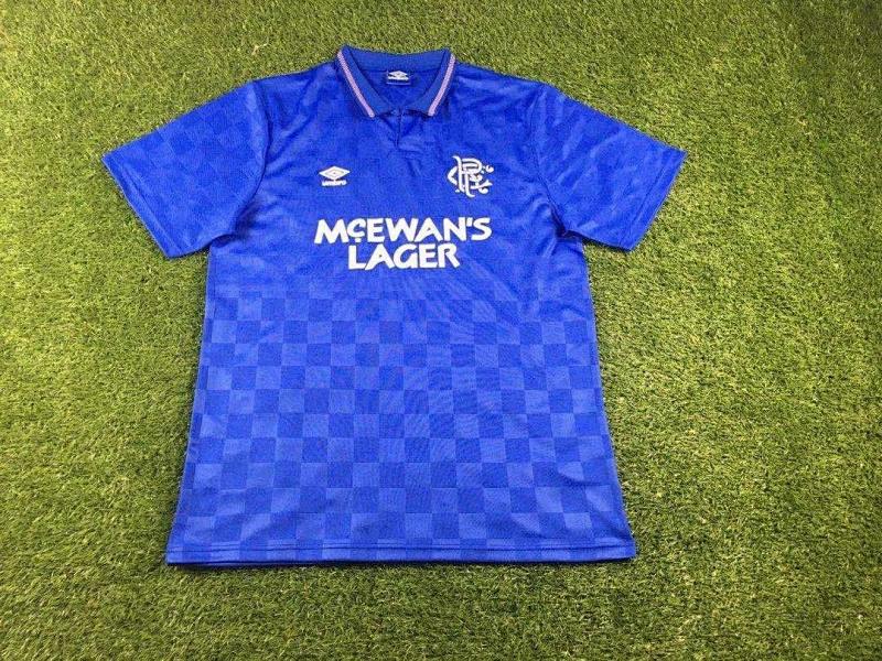 87-90 Rangers Home Retro Jerseys