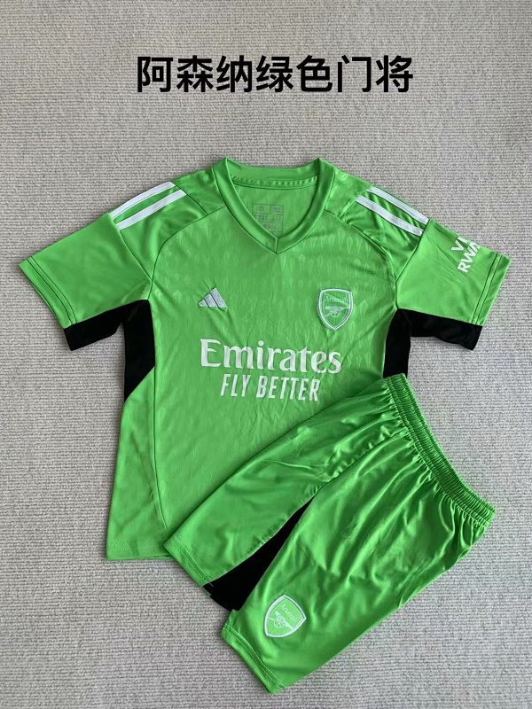 23-24 Arsenal Goalkeeper Kids Jerseys