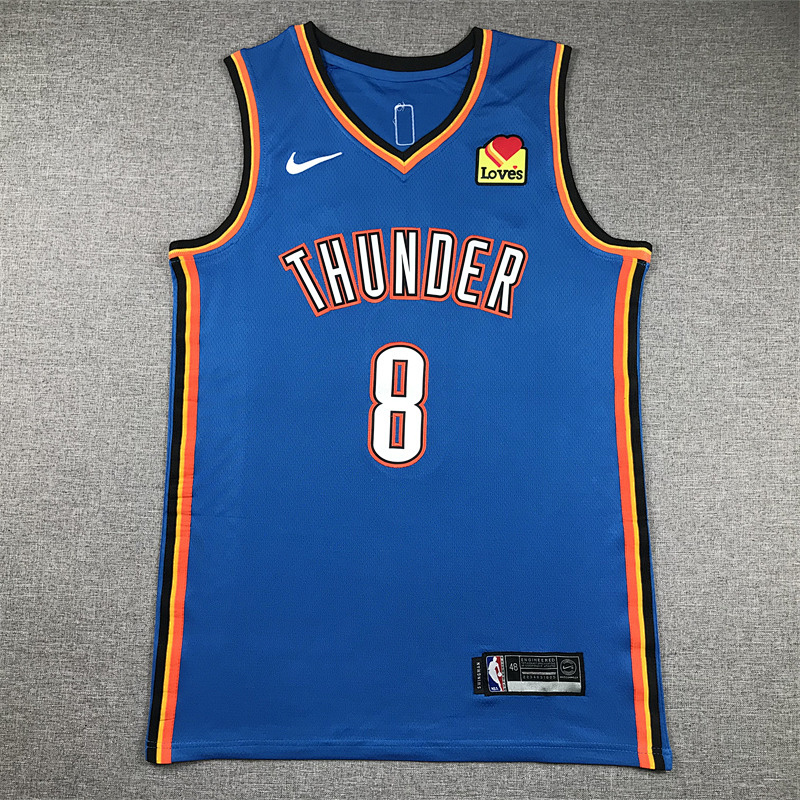 2024 Thunder #8 Embroidery