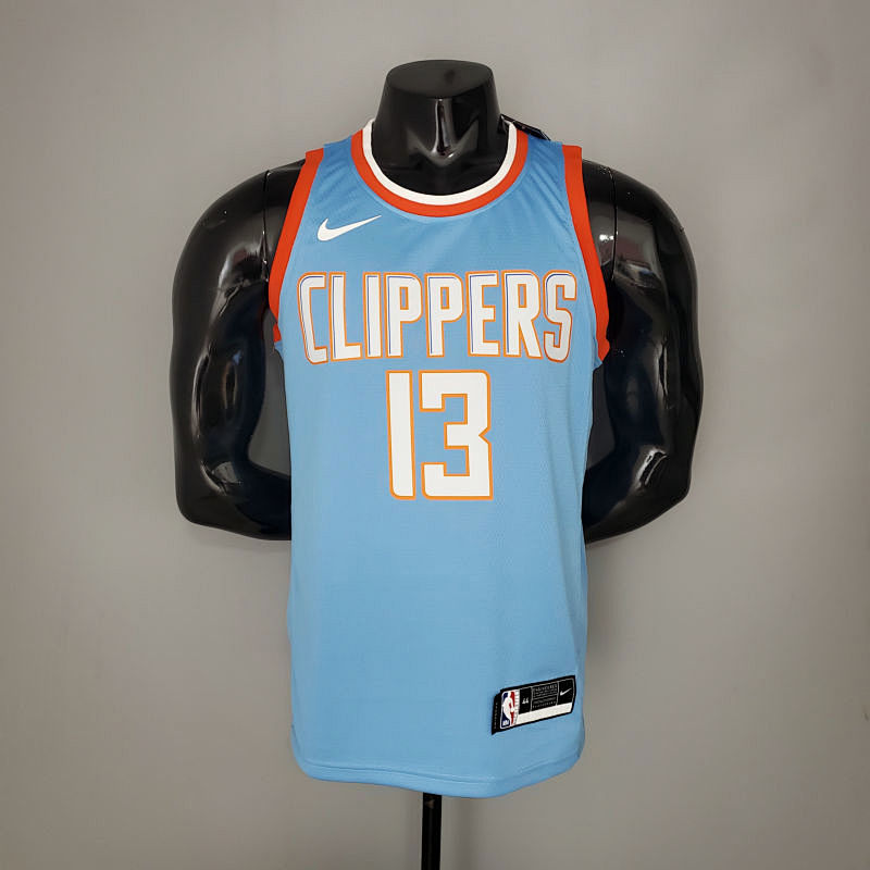 GEORGE#13 Clippers Blue NBA Jersey S-XXL
