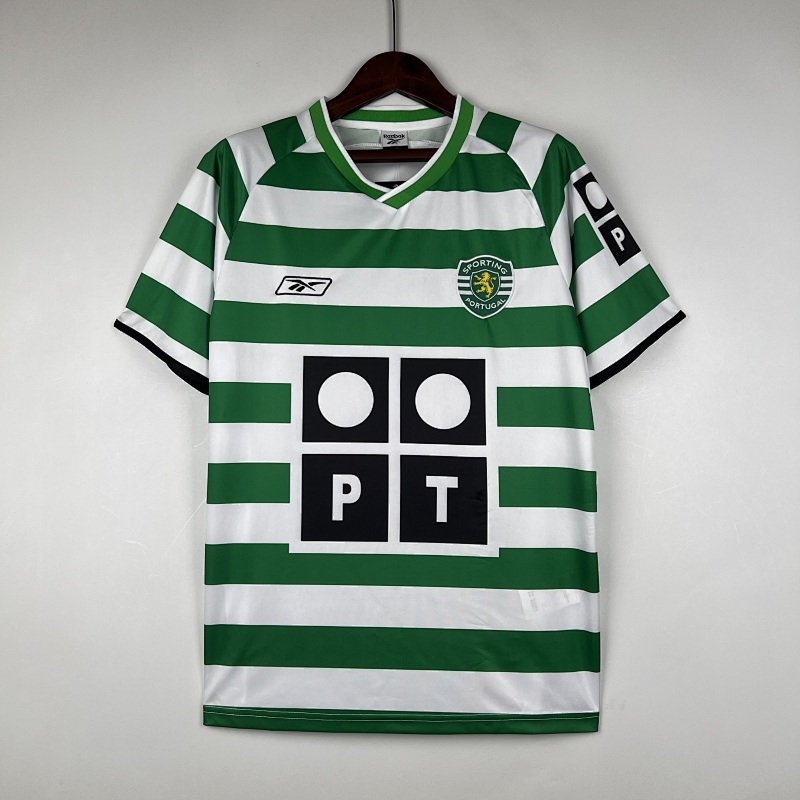 03-04 Sporting Lisbon Home Retro Jerseys