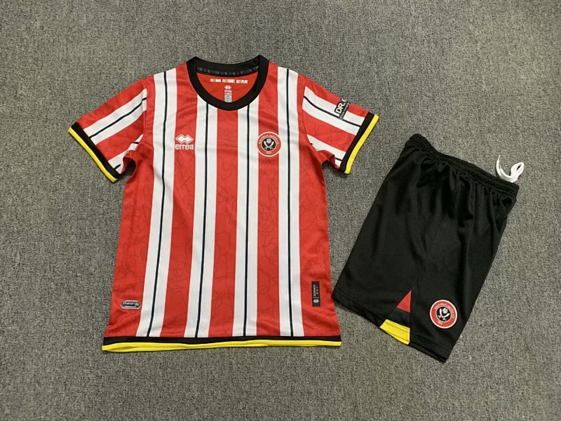 24-25 Sheffield United Home Kids Jerseys