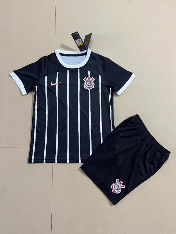 23-24 Corinthians Away Kids Jerseys