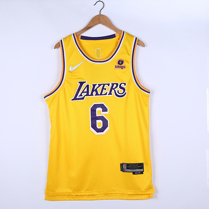 2022 Lakers #6 75th Anniversary Embroidery
