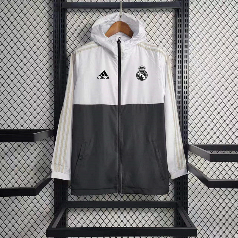 23-24 Real Madrid Hoodies Windbreaker Jackets