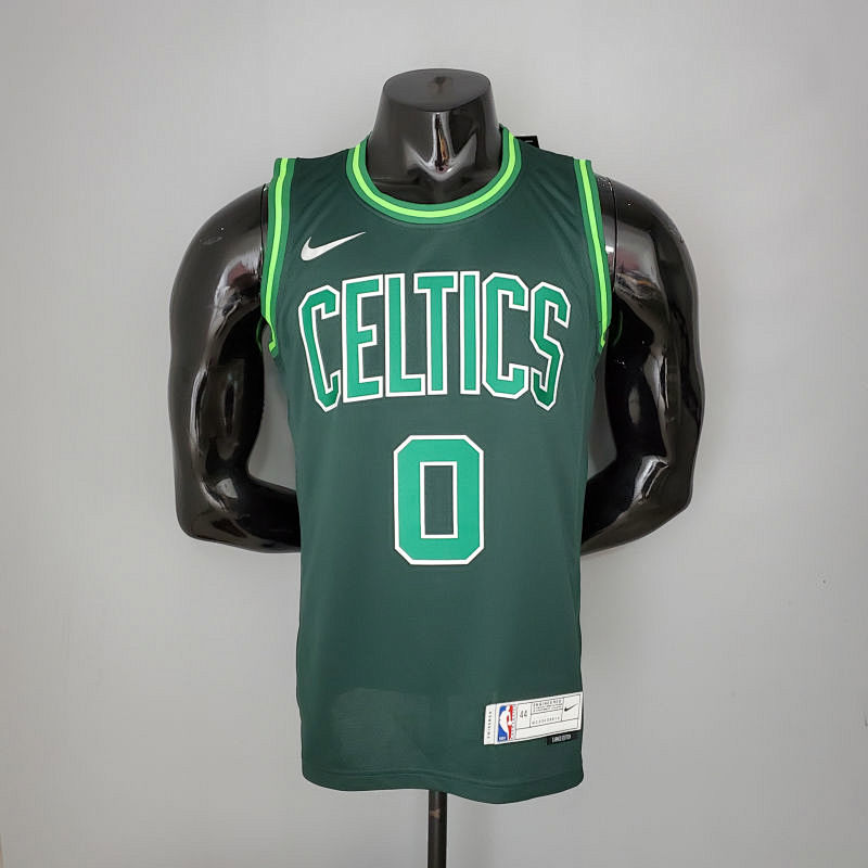 2021 TATUM #0 Celtics Bonus Edition Dark Green NBA Jersey S-XXL