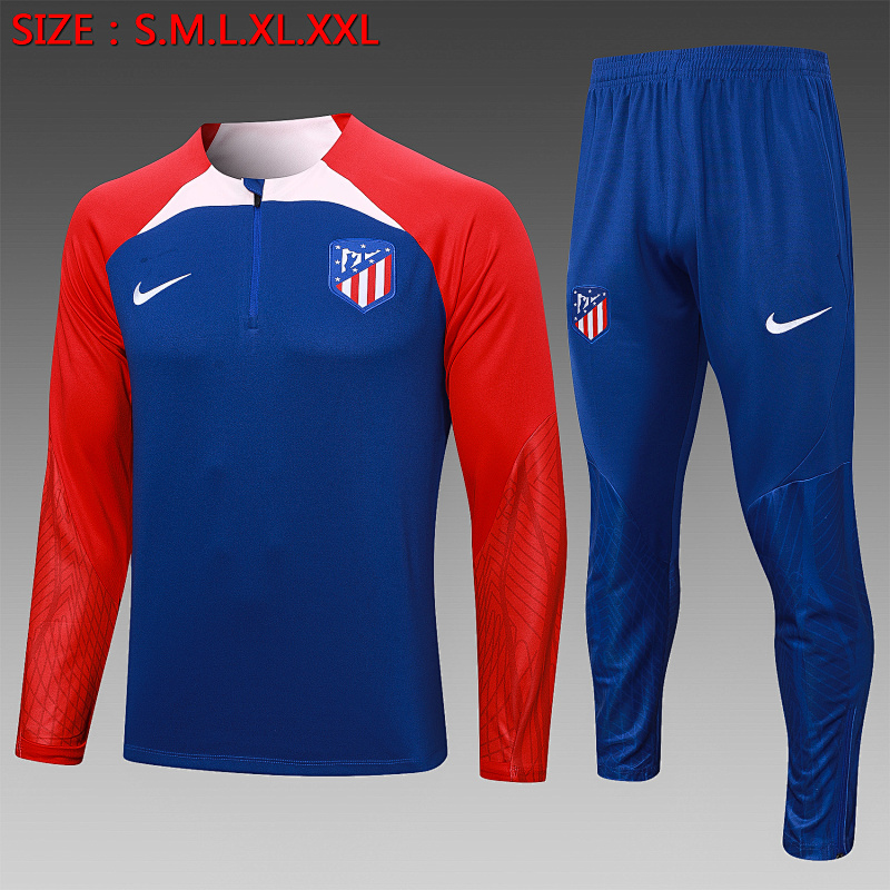23-24 Atletico Madrid Long Sleeve Training Suit
