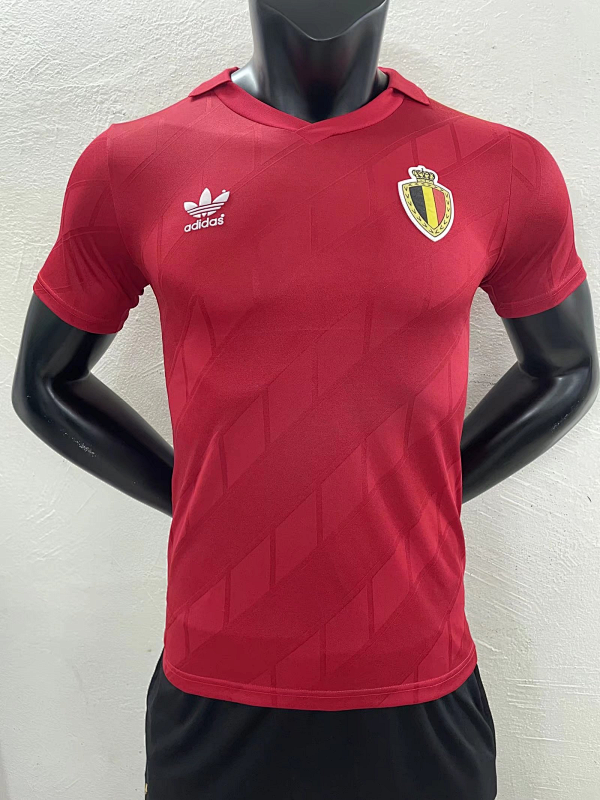 1986 Belgium Retro Player Version Jerseys