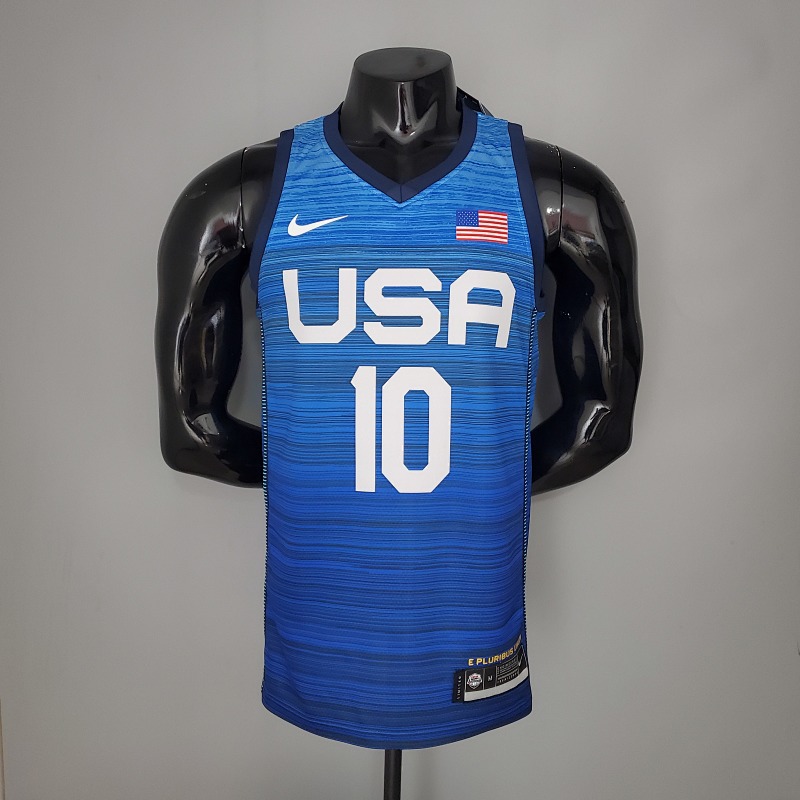 2021 Olympic Games TATUM#10 USA Team USA Blue NBA Jersey S-XXL