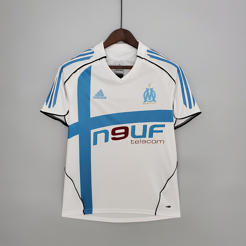 2005-06 Marseille Home Retro Jerseys