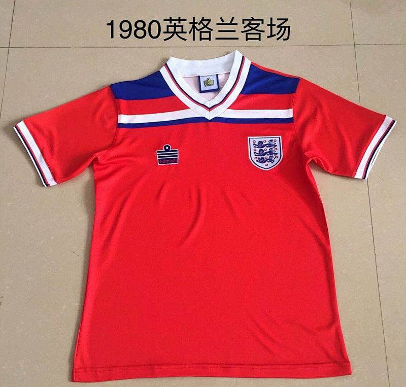 1980 England Away Retro Jerseys