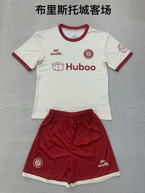 24-25 Bristol City Away Adults And Kids Jerseys
