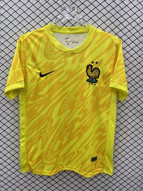 2024 France Goalkeeper Jerseys