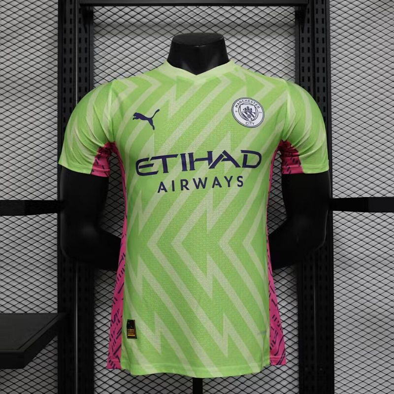 23-24 Manchester City Goalkeeper Player Version Jerseys