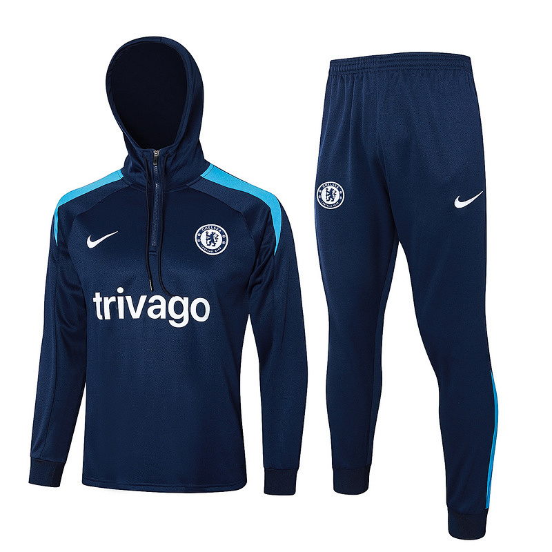24-25 Chelsea Hoodie Long Sleeve Training Suit
