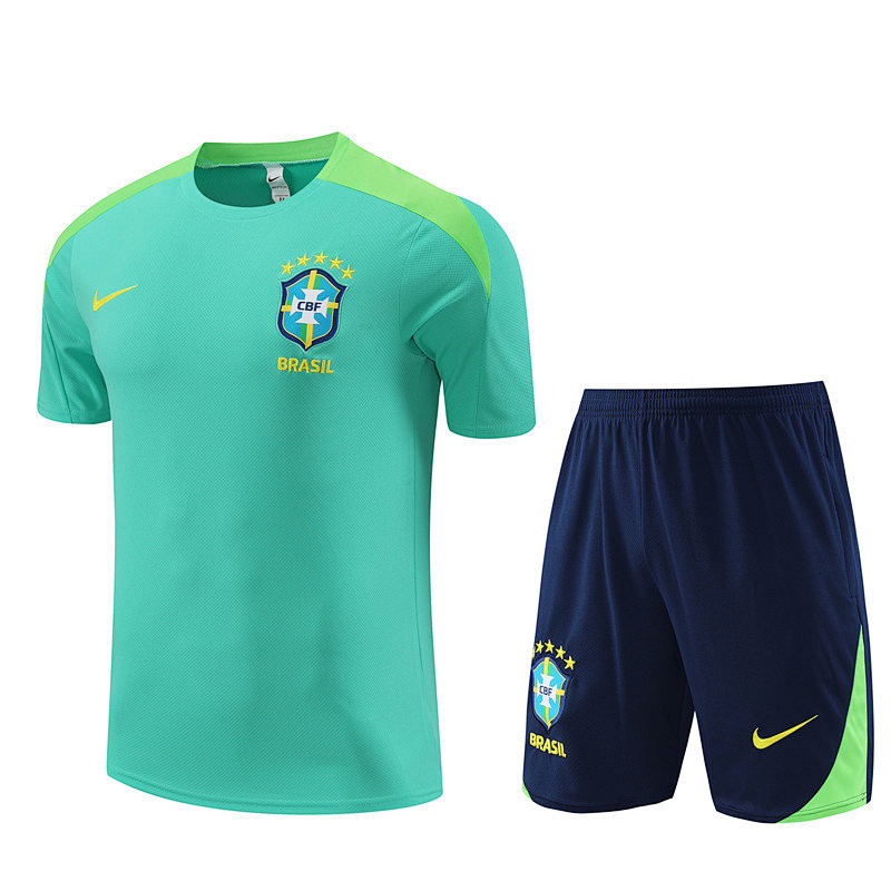2024 Brazil Adults And Kids Training Jerseys