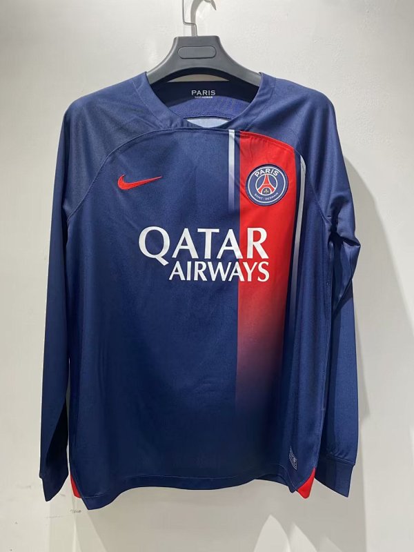23-24 Paris Home Long Sleeve Jerseys
