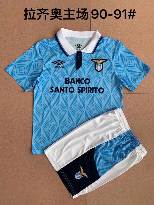 90-91 Lazio Home Retro Jerseys 16#-2XL