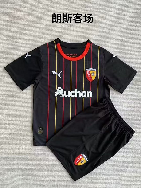 23-24 RC Lens Away Kids Jerseys