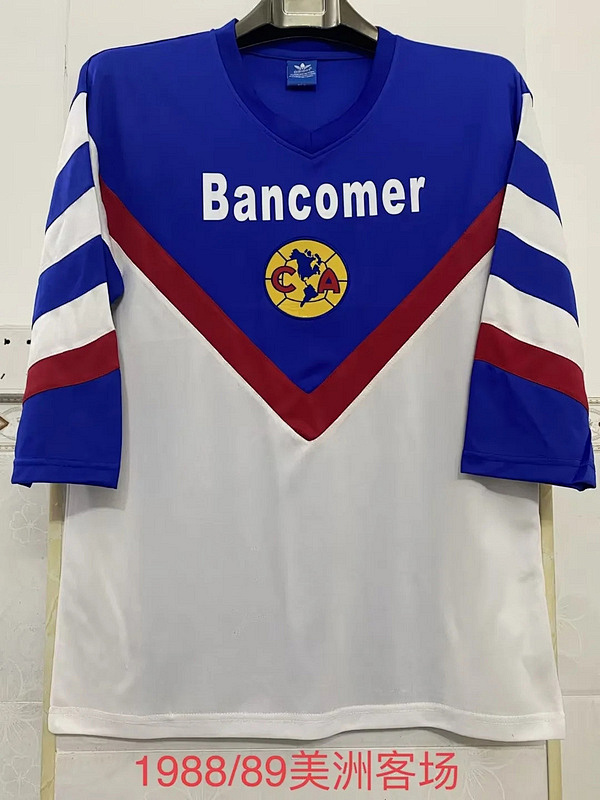88-89 Club America Away Retro Jerseys