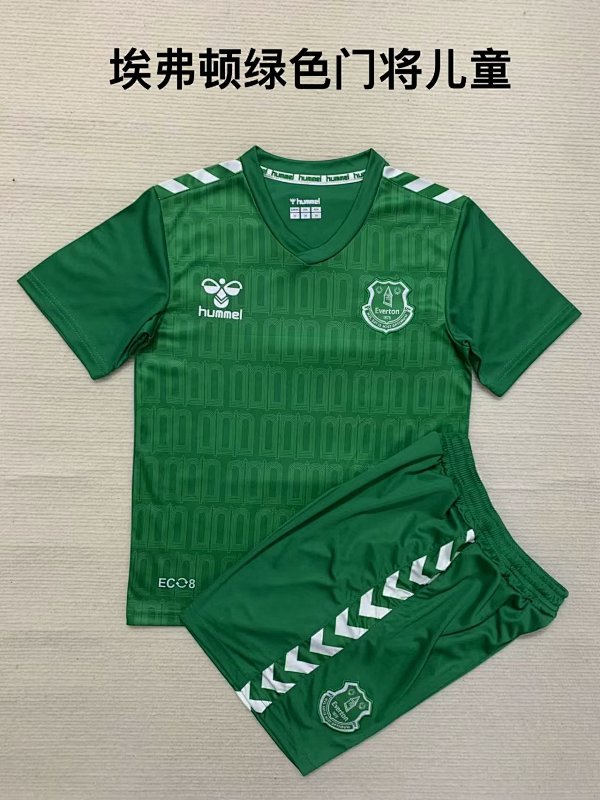23-24 Everton Goalkeeper Kids Jerseys