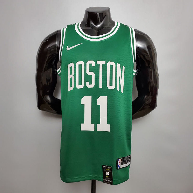 Irving #11 Celtics green NBA Jersey Nike connect recognition