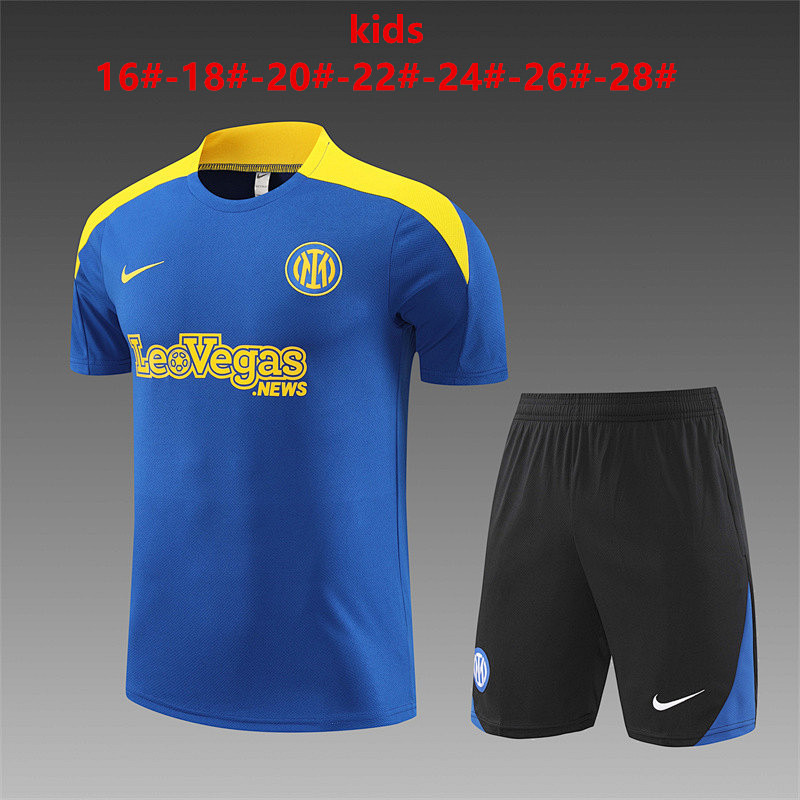 24-25 Inter Milan Kids Training Jerseys