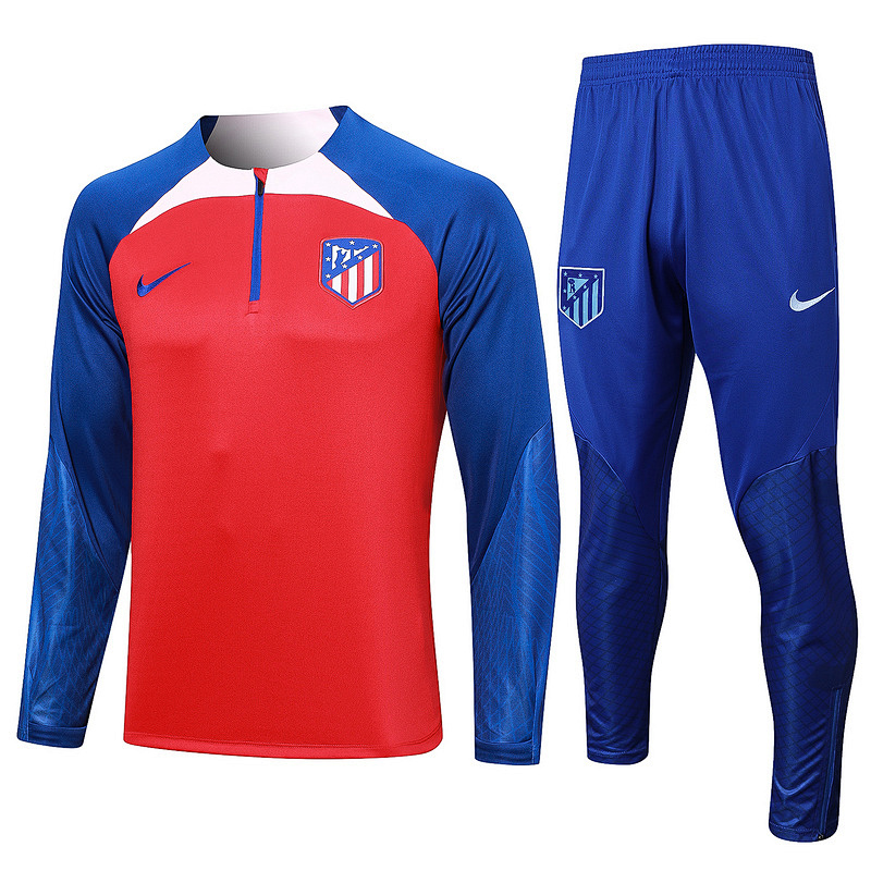 23-24 Atletico Madrid Long Sleeve Training Suit