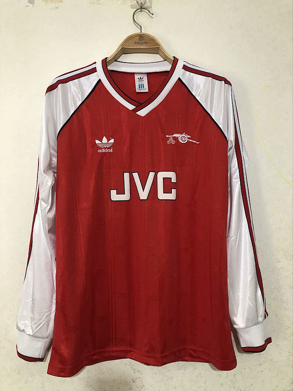 88-90 Arsenal Home Long Sleeves Jerseys