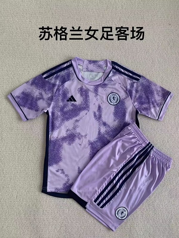 23-24 Scotland Away Woman Adults And Kids Jerseys