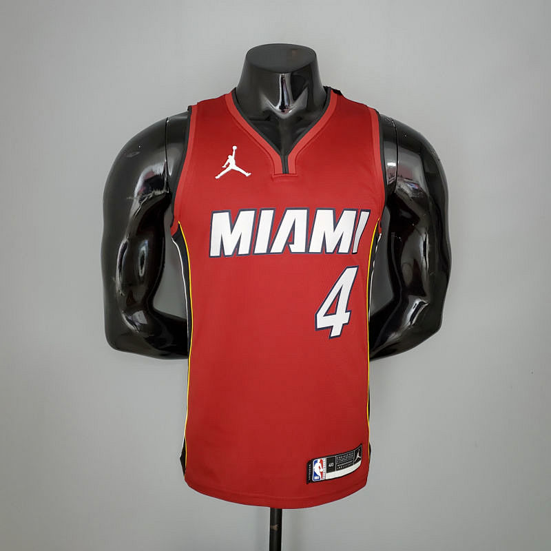 New Miami Heat Jordan OLADIPO#4 Burgundy NBA Jersey S-XXL
