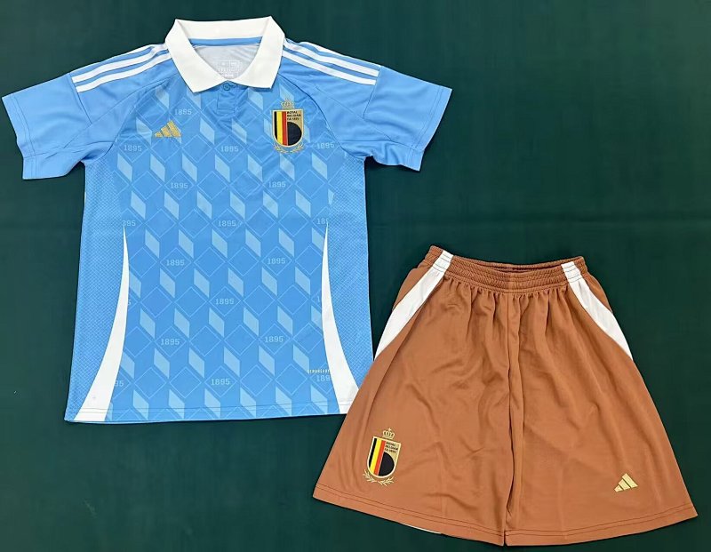 2024 Belgium Away Kids Jerseys