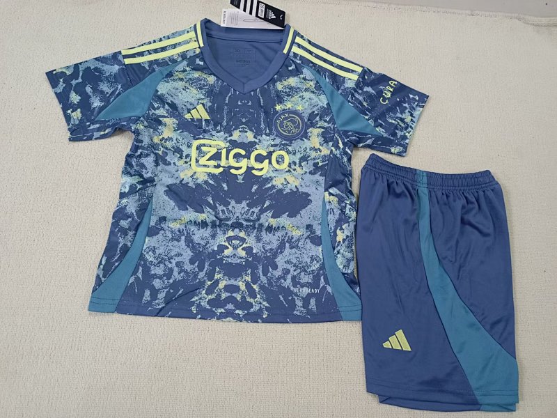 24-25 Ajax Away Kids Jerseys