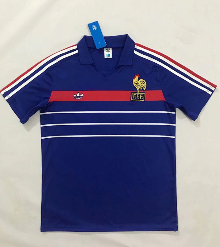 1984 France Home Retro Jerseys