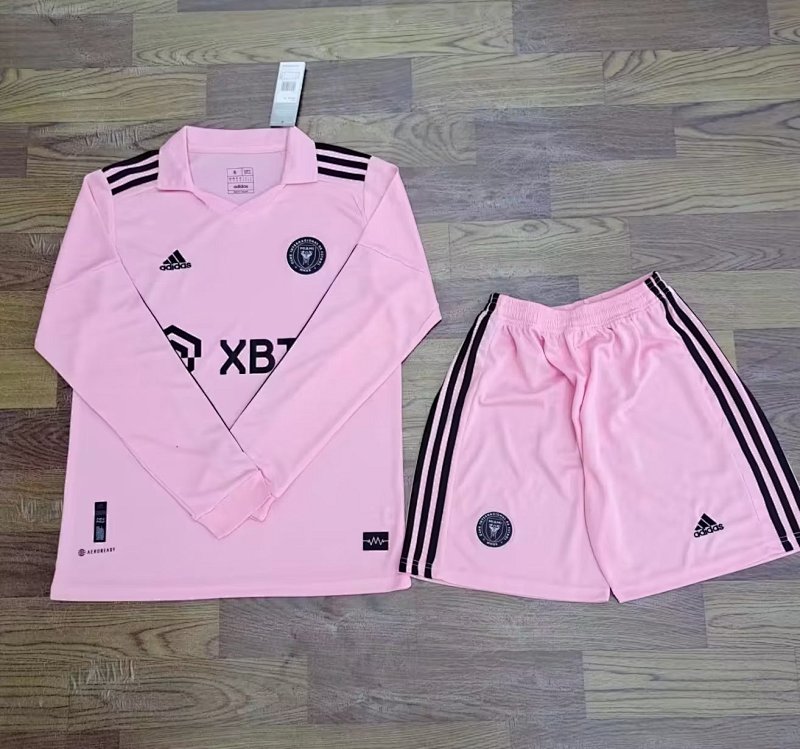 23-24 Inter Miami Home Long Sleeve Jerseys