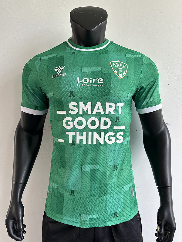 23-24 Saint Etienne Home Player Version Jerseys